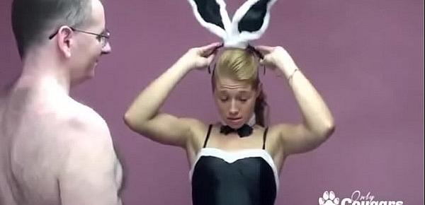  Naughty Bunny Has Her Big Booty Humped